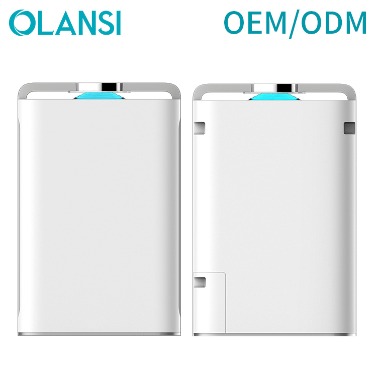 OLANSI K08A Contrôle WIFI CADR 488 Purificateur d'air avec humidificateur Purificateur d'air à faible bruit d'économie d'énergie à faible bruit avec PM2.5