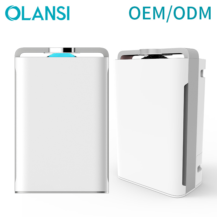 OLANSI K08A Contrôle WIFI CADR 488 Purificateur d'air avec humidificateur Purificateur d'air à faible bruit d'économie d'énergie à faible bruit avec PM2.5