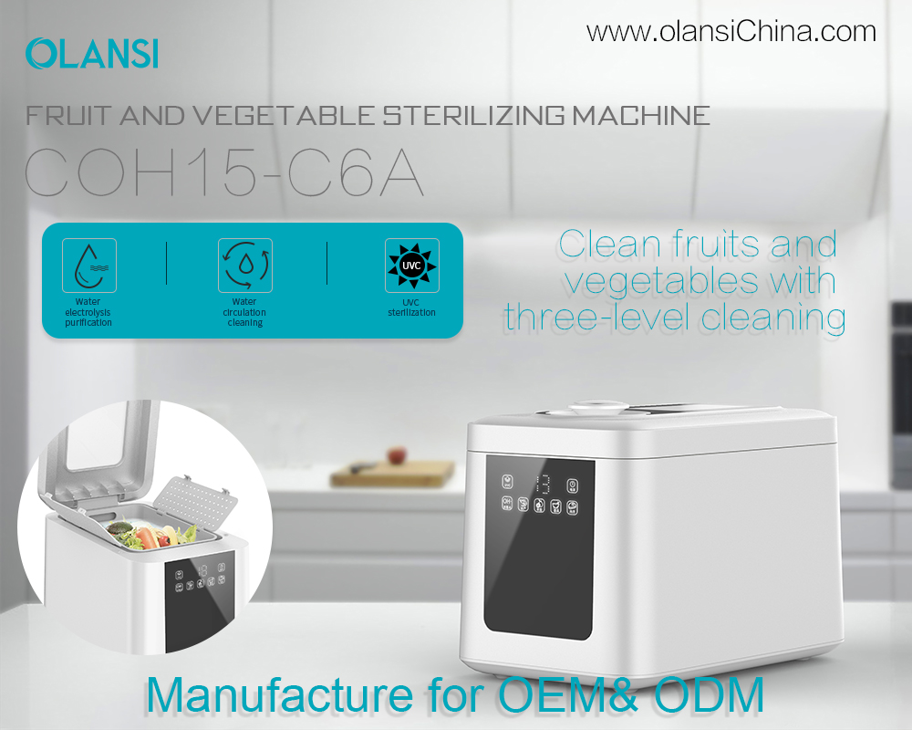 Meilleure machine de nettoyant à ultrasons à petite échelle à petite échelle et à la machine de désinfection de fruits et de légumes au Royaume-Uni