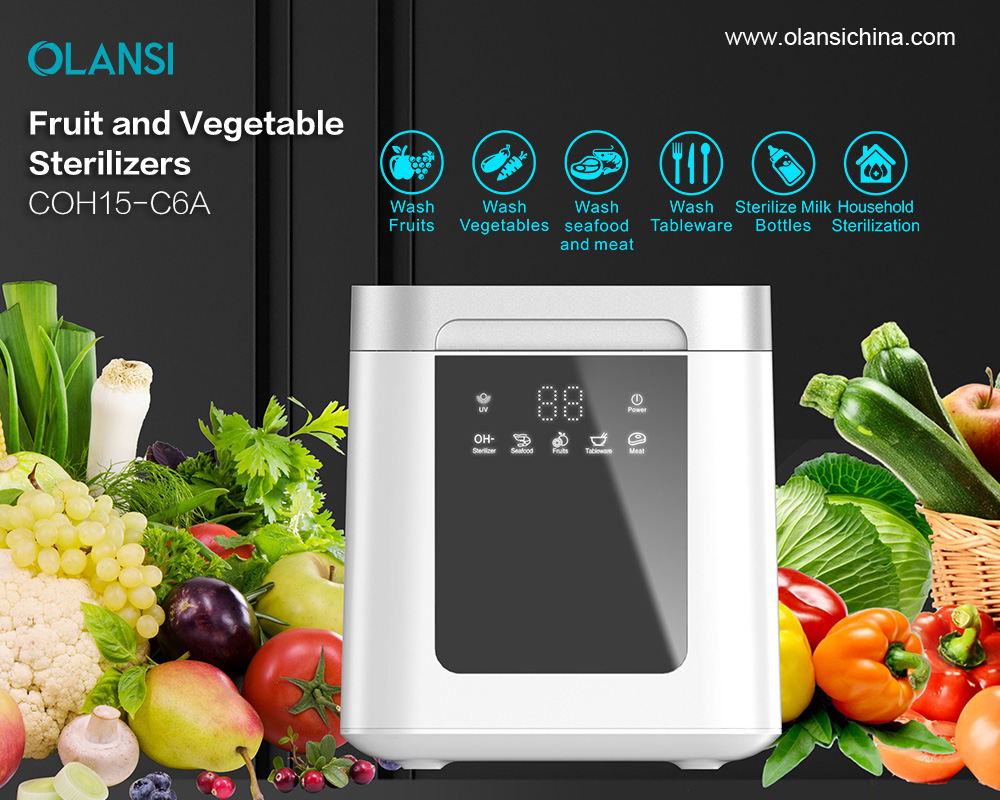 Meilleure machine de nettoyage à ultrasons pour lave-fruits et légumes à l'ozone et lave-linge pour stérilisateur de fruits et légumes pour la maison aux États-Unis et au Canada