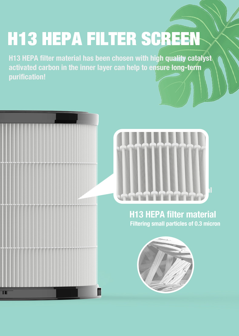 Purificateur d'air de bureau Olansi A4 Pro (10)